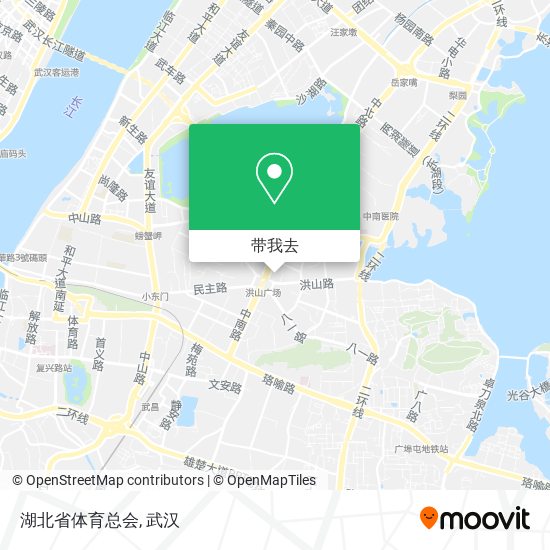 湖北省体育总会地图