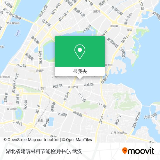 湖北省建筑材料节能检测中心地图