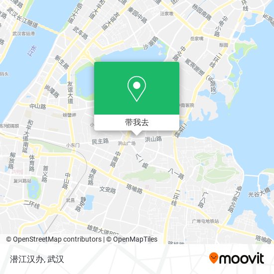 潜江汉办地图