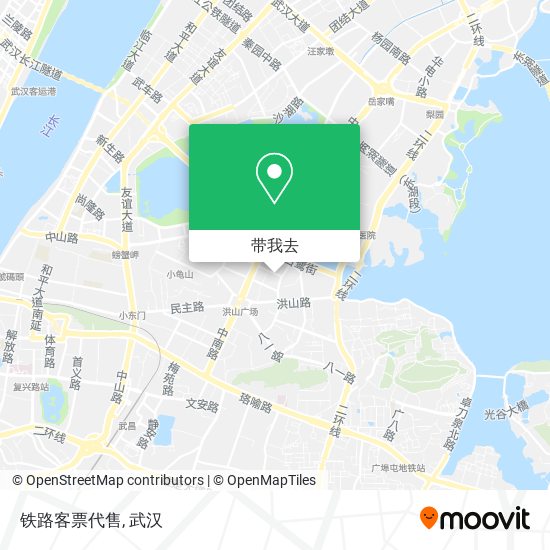 铁路客票代售地图