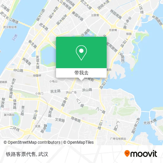 铁路客票代售地图