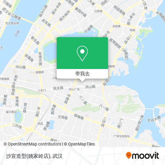 沙宣造型(姚家岭店)地图