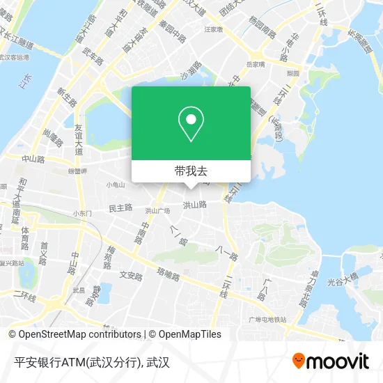 平安银行ATM(武汉分行)地图