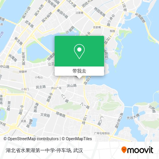 湖北省水果湖第一中学-停车场地图