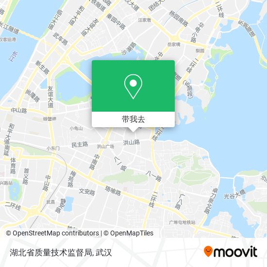 湖北省质量技术监督局地图
