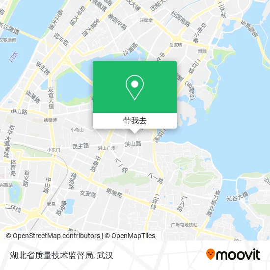 湖北省质量技术监督局地图