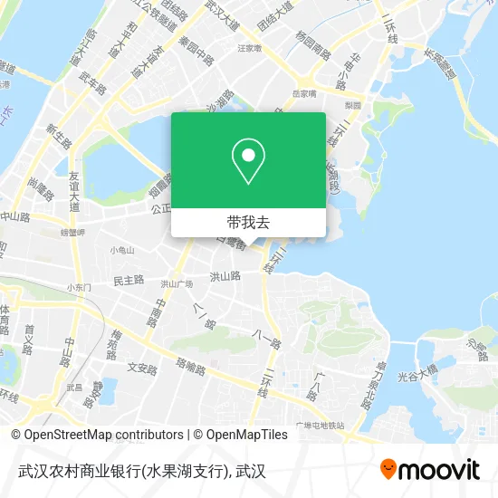 武汉农村商业银行(水果湖支行)地图