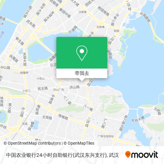 中国农业银行24小时自助银行(武汉东兴支行)地图