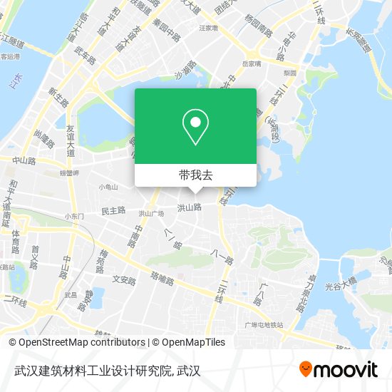武汉建筑材料工业设计研究院地图