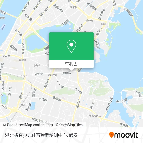湖北省直少儿体育舞蹈培训中心地图