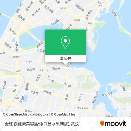 金钰·媛健康美容连锁(武昌水果湖店)地图