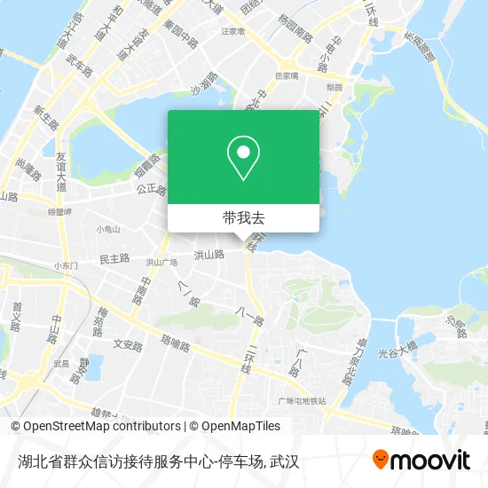 湖北省群众信访接待服务中心-停车场地图
