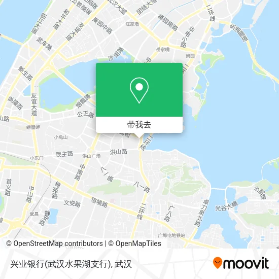 兴业银行(武汉水果湖支行)地图