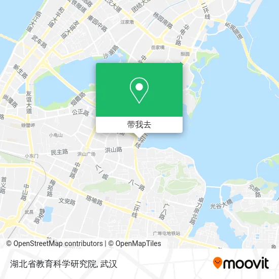 湖北省教育科学研究院地图