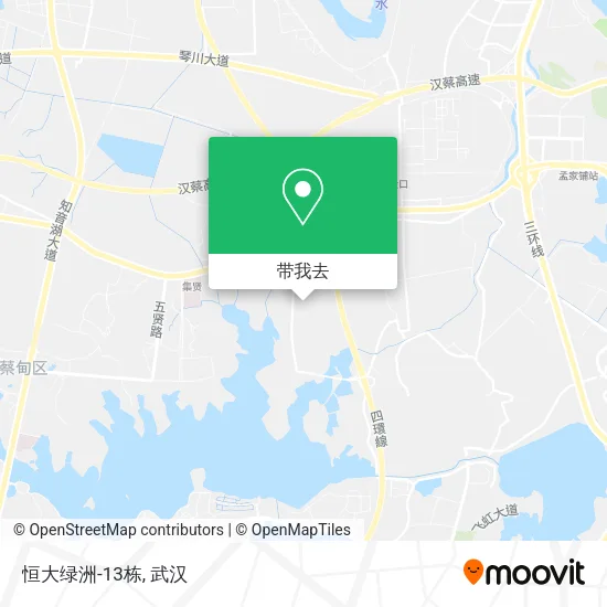 恒大绿洲-13栋地图
