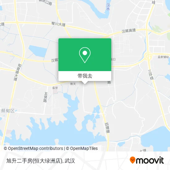 旭升二手房(恒大绿洲店)地图