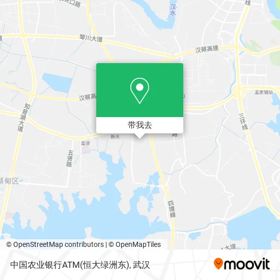 中国农业银行ATM(恒大绿洲东)地图