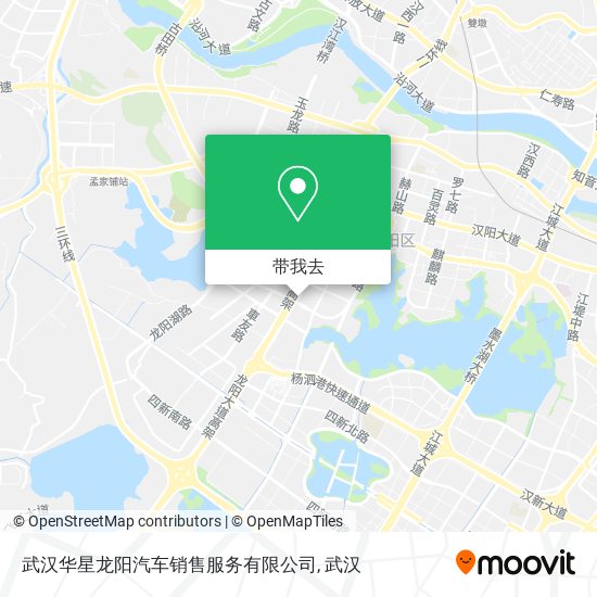 武汉华星龙阳汽车销售服务有限公司地图