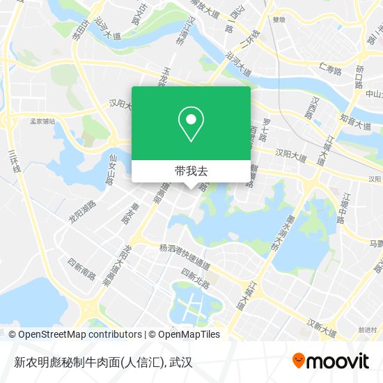 新农明彪秘制牛肉面(人信汇)地图