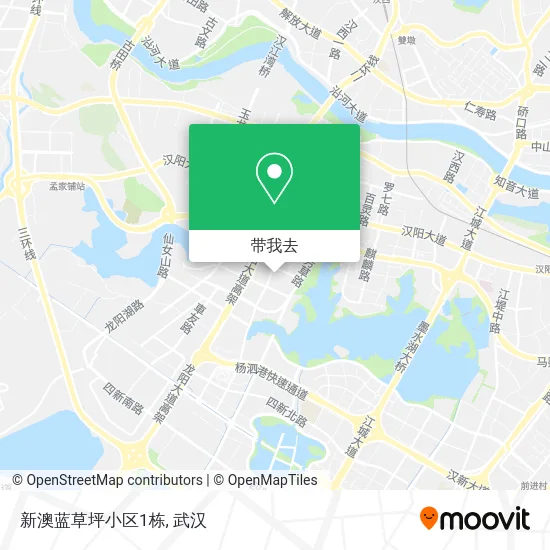 新澳蓝草坪小区1栋地图