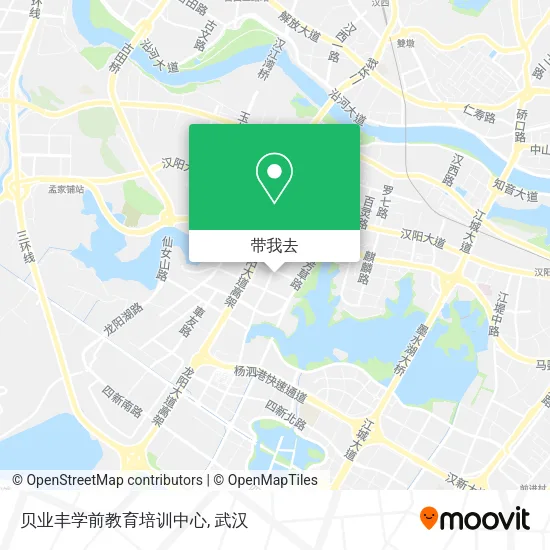 贝业丰学前教育培训中心地图