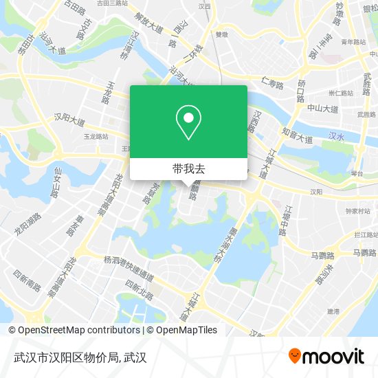 武汉市汉阳区物价局地图