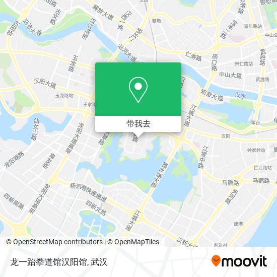 龙一跆拳道馆汉阳馆地图