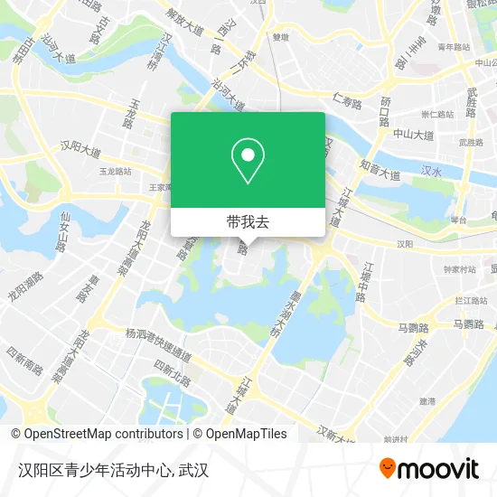 汉阳区青少年活动中心地图