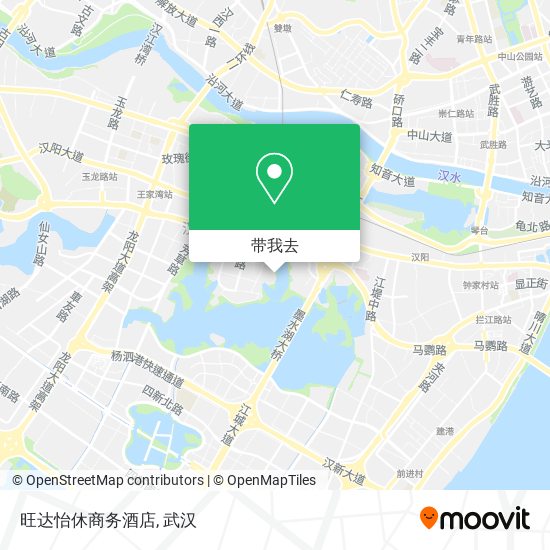 旺达怡休商务酒店地图