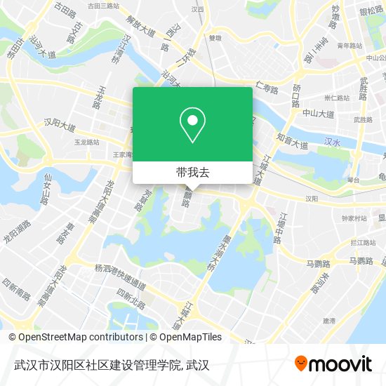 武汉市汉阳区社区建设管理学院地图