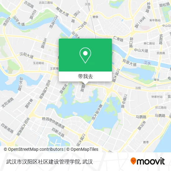 武汉市汉阳区社区建设管理学院地图