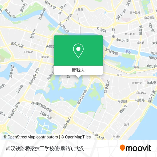武汉铁路桥梁技工学校(麒麟路)地图