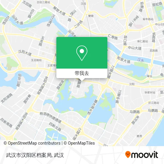 武汉市汉阳区档案局地图