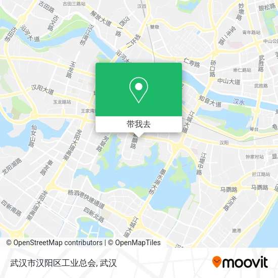 武汉市汉阳区工业总会地图