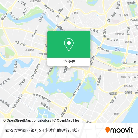 武汉农村商业银行24小时自助银行地图