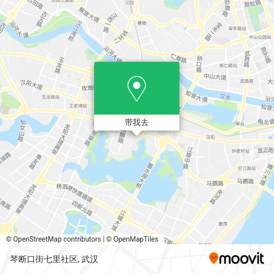 琴断口街七里社区地图