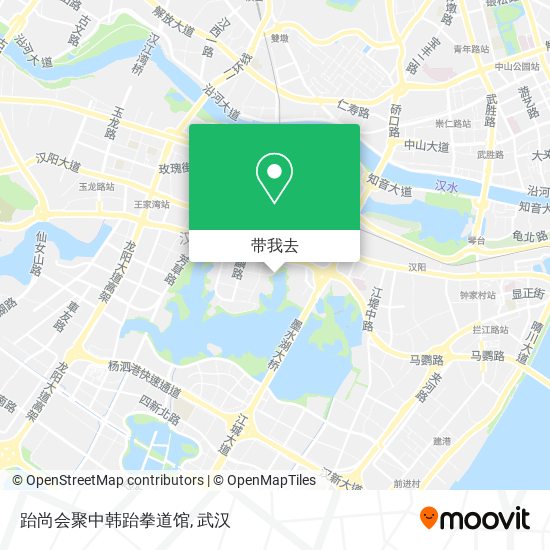 跆尚会聚中韩跆拳道馆地图