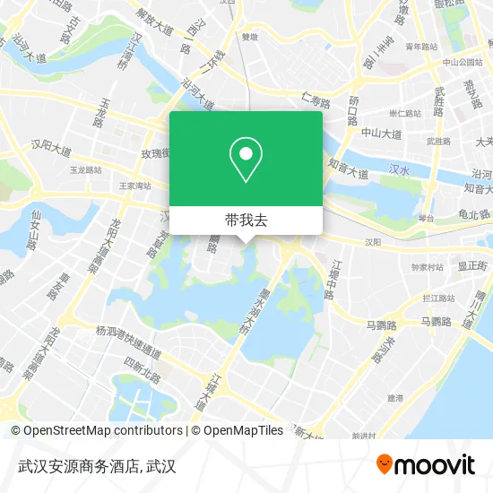 武汉安源商务酒店地图
