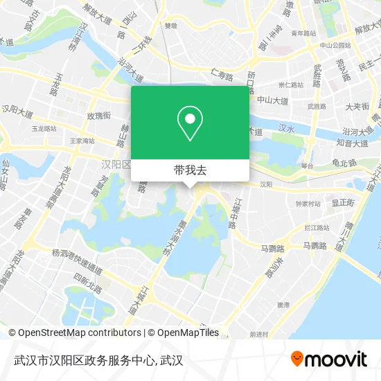 武汉市汉阳区政务服务中心地图