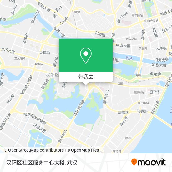 汉阳区社区服务中心大楼地图