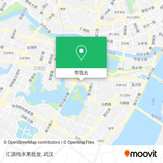 汇源纯水果批发地图