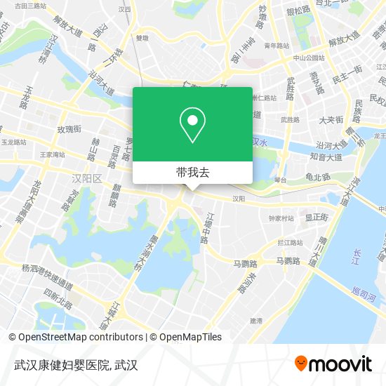 武汉康健妇婴医院地图