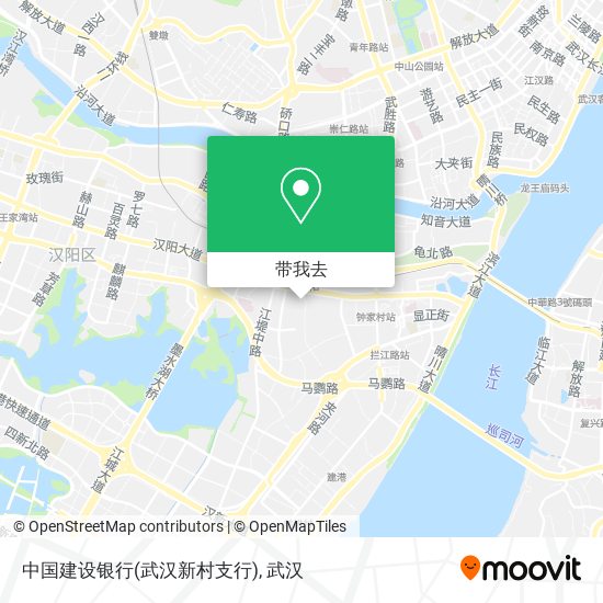 中国建设银行(武汉新村支行)地图