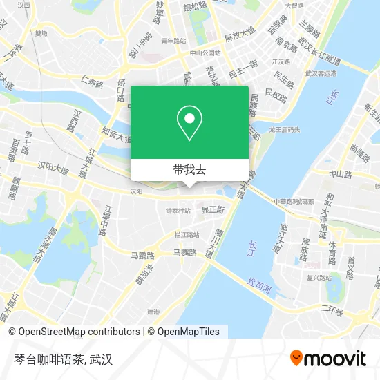 琴台咖啡语茶地图