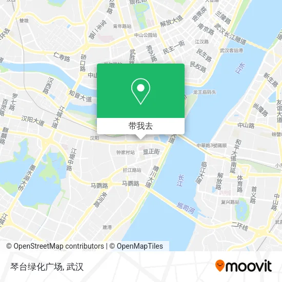 琴台绿化广场地图