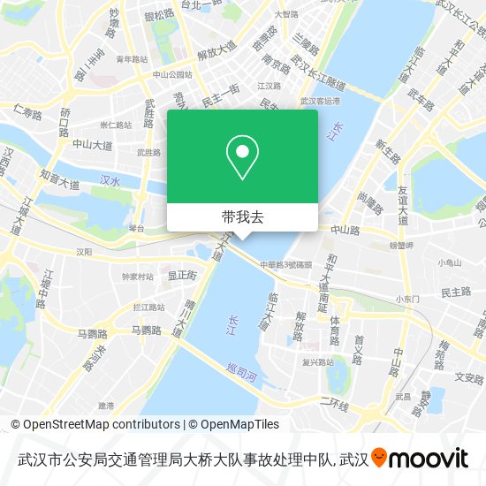 武汉市公安局交通管理局大桥大队事故处理中队地图