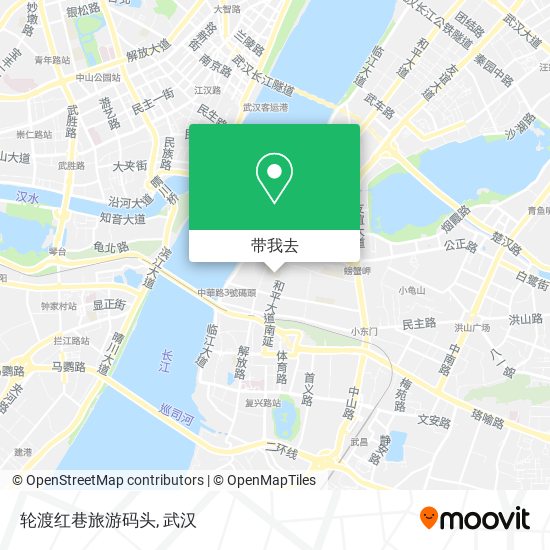 轮渡红巷旅游码头地图