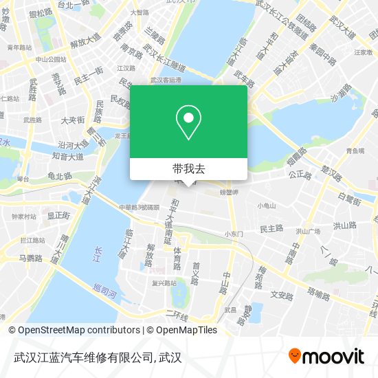 武汉江蓝汽车维修有限公司地图