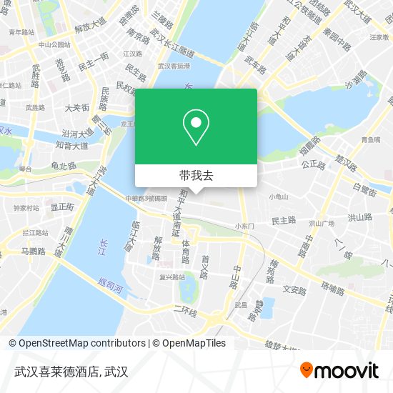 武汉喜莱德酒店地图