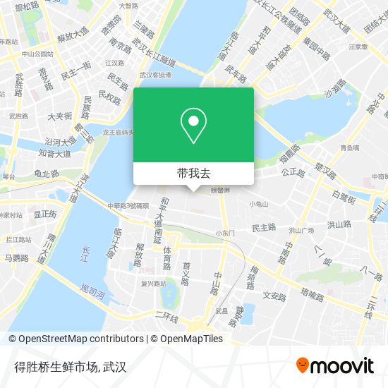 得胜桥生鲜市场地图